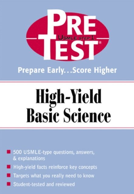 McGraw Hill - PreTest High-Yield Basic Science, E-bok. Tillgänglighet: Lägg i varukorg