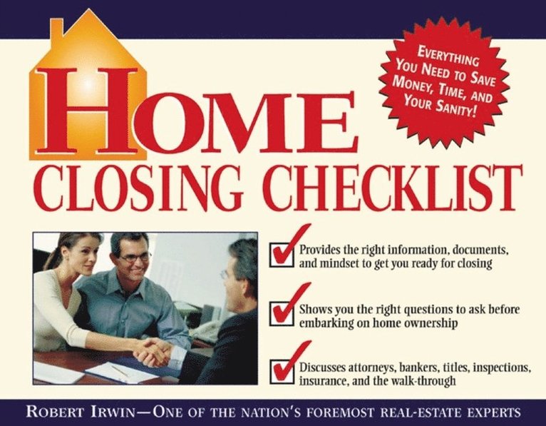 Robert Irwin - Home Closing Checklist, E-bok