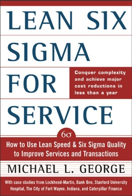 Michael L. George - Lean Six Sigma for Service (PB), E-bok