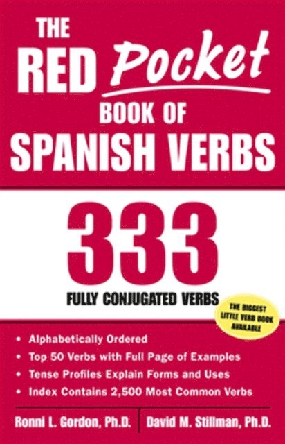David M. Stillman, Ronni L. Gordon - Red Pocket Book of Spanish Verbs, E-bok. Tillgänglighet: Lägg i varukorg