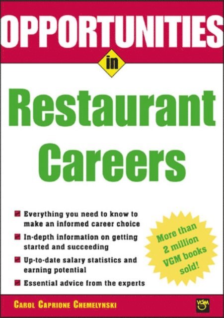 Carol Caprione Chemelynski - Opportunities in Restaurant Careers, E-bok