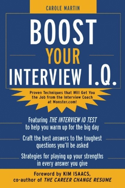 Carole Martin - Boost Your Interview IQ, E-bok. Tillgänglighet: Lägg i varukorg