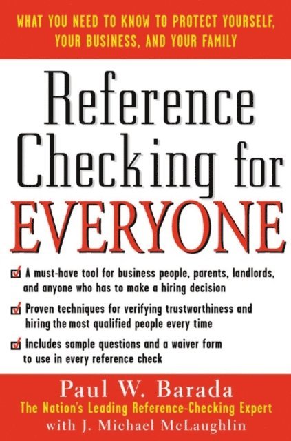 J. Michael McLaughlin, Paul W. Barada - Reference Checking for Everyone, E-bok