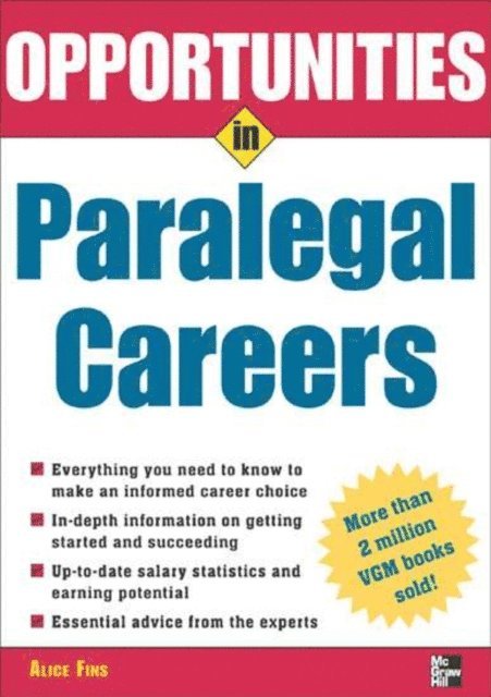 Alice Fins - Opportunities in Paralegal Careers, E-bok