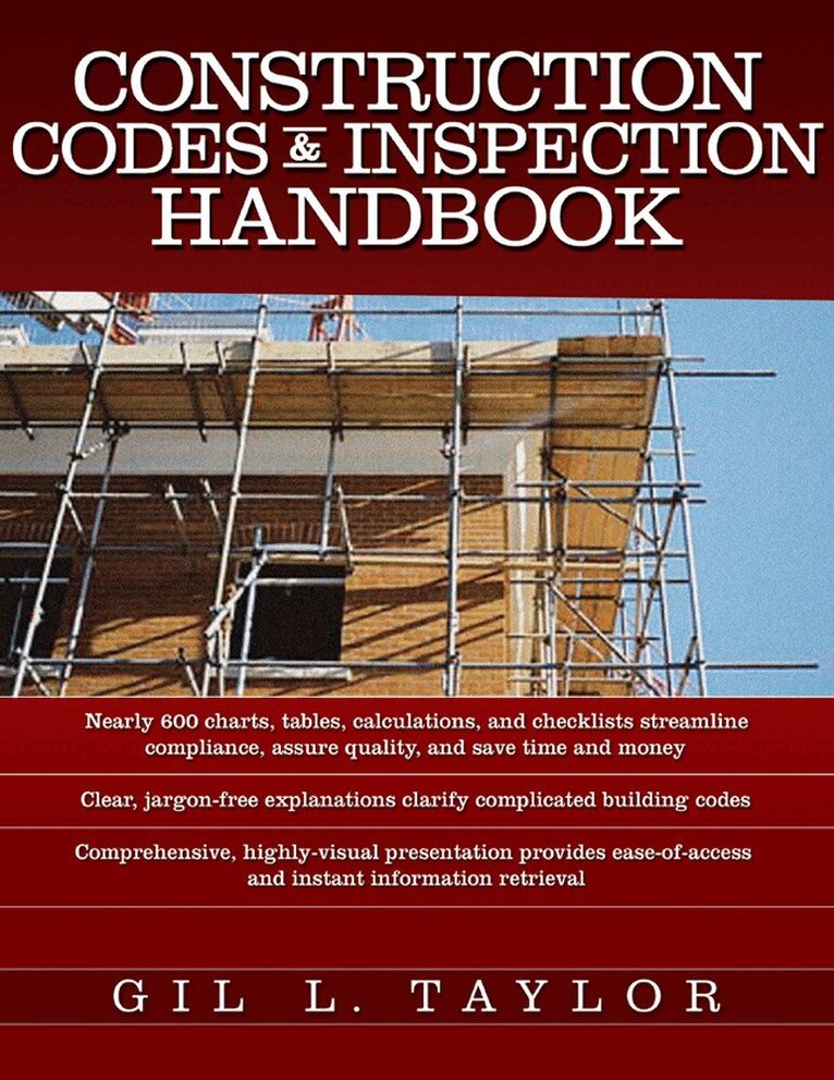 Gil Taylor - Construction Codes & Inspection Handbook, Häftad. Tillgänglighet: Lägg i varukorg