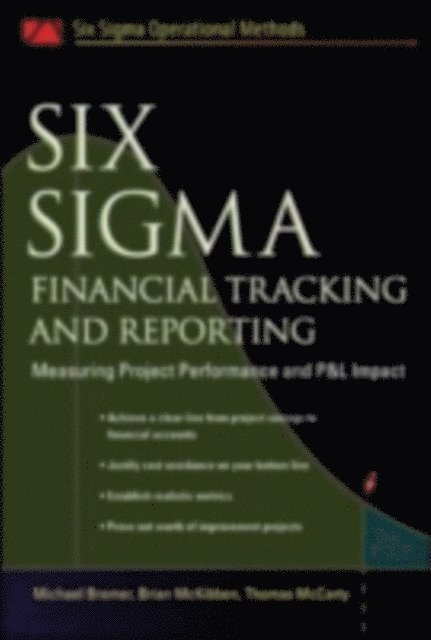 Thomas McCarty, Brian McKibben, Michael Bremer - Six Sigma Financial Tracking and Reporting, E-bok