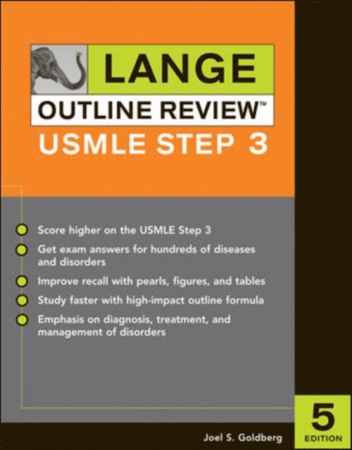 Joel S. Goldberg - Lange Outline Review:  USMLE Step 3, Fifth Edition, E-bok. Tillgänglighet: Lägg i varukorg