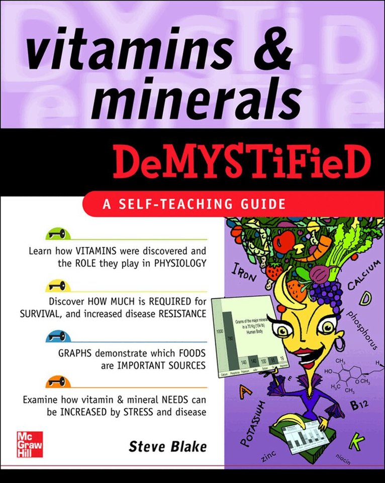 Steve Blake - Vitamins and Minerals Demystified, Häftad