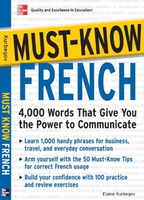 Eliane Kurbegov - Must-Know French, E-bok