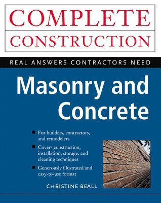 Christine Beall - Masonry and Concrete, E-bok