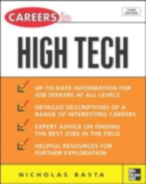 Nicholas Basta - Careers in High Tech, E-bok. Tillgänglighet: Lägg i varukorg