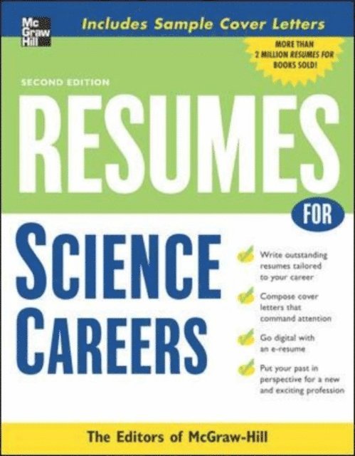 McGraw Hill - Resumes for Science Careers, E-bok. Tillgänglighet: Lägg i varukorg
