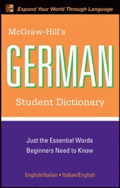 McGraw-Hill's German Student Dictionary