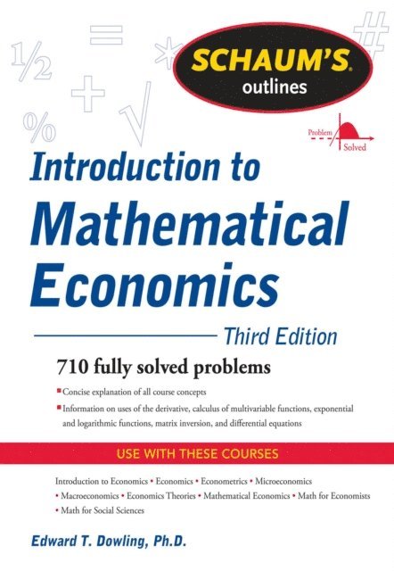 Edward T. Dowling - Schaum's Outline of Introduction to Mathematical Economics, 3rd Edition, E-bok