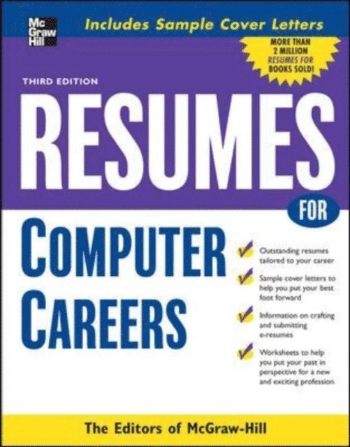 McGraw Hill - Resumes for Computer Careers, E-bok. Tillgänglighet: Lägg i varukorg