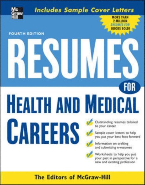 Editors of VGM Career Books - Resumes for Health and Medical Careers, E-bok. Tillgänglighet: Lägg i varukorg