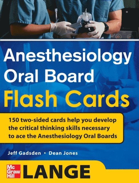 Dean Jones, Jeff Gadsden - Anesthesiology Oral Board Flash Cards, E-bok