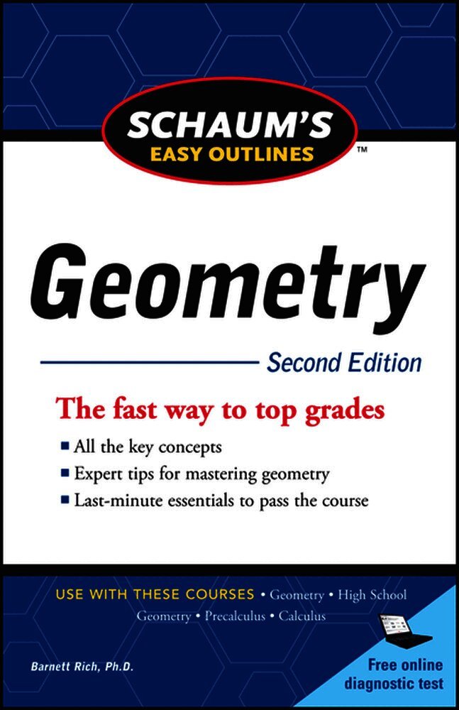 Barnett Rich - Schaum's Easy Outline of Geometry, Second Edition, Häftad