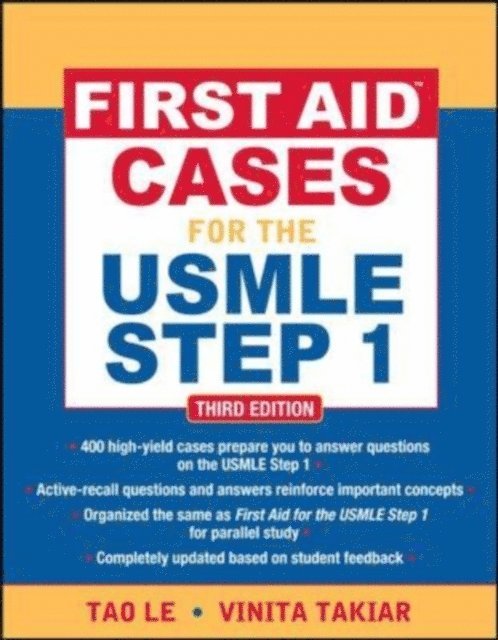 Tao Le - First Aid Cases for the USMLE Step 1, Third Edition, E-bok