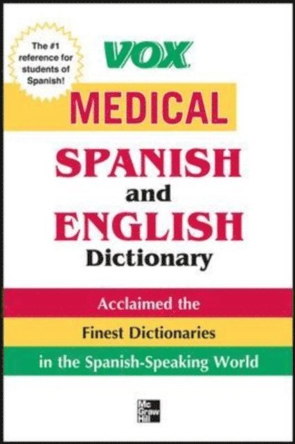 Vox - Vox Medical Spanish and English Dictionary, E-bok. Tillgänglighet: Lägg i varukorg