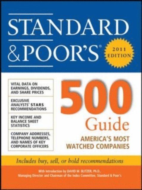 Standard & Poor's - Standard & Poor's 500 Guide, 2011 Edition, E-bok. Tillgänglighet: Lägg i varukorg