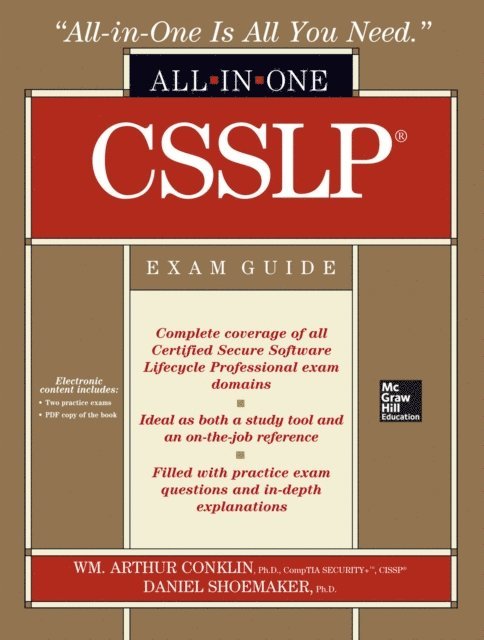 Daniel Paul Shoemaker, Wm. Arthur Conklin - CSSLP Certification All-in-One Exam Guide, E-bok