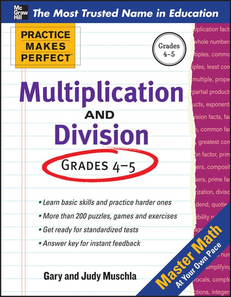 Gary Muschla - Practice Makes Perfect Multiplication and Division, Häftad