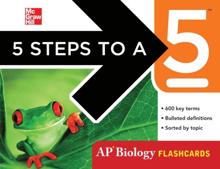 Mark Anestis - 5 Steps to a 5 AP Biology Flashcards, E-bok