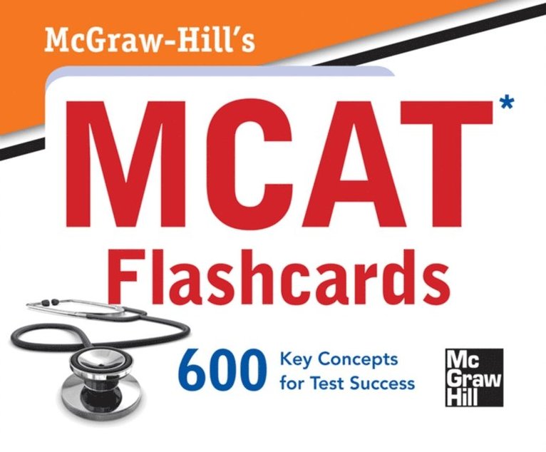 George J. Hademenos - McGraw-Hill's MCAT Flashcards, E-bok