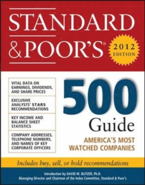 Standard & Poor's - Standard and Poor's 500 Guide, 2012 Edition, E-bok. Tillgänglighet: Lägg i varukorg