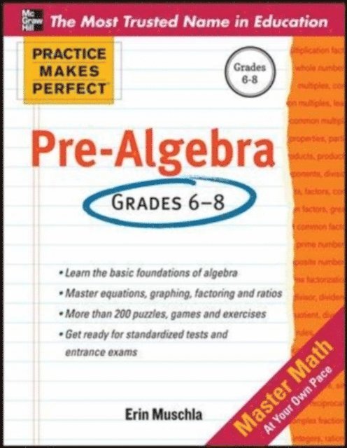 Erin Muschla - Practice Makes Perfect Pre-Algebra, E-bok