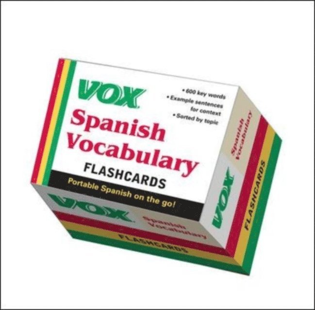 Vox - VOX Spanish Vocabulary Flashcards, E-bok. Tillgänglighet: Lägg i varukorg