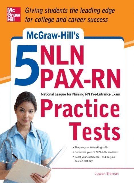 Joseph Brennan - McGraw-Hill's 5 NLN PAX-RN Practice Tests, E-bok