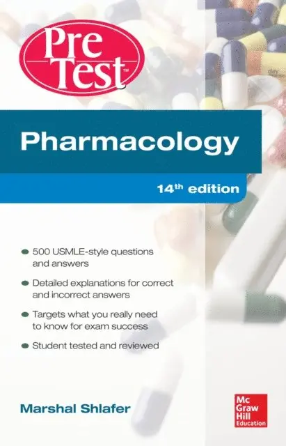 Marshal Shlafer - Pharmacology PreTest Self-Assessment and Review 14/E, E-bok. Tillgänglighet: Lägg i varukorg