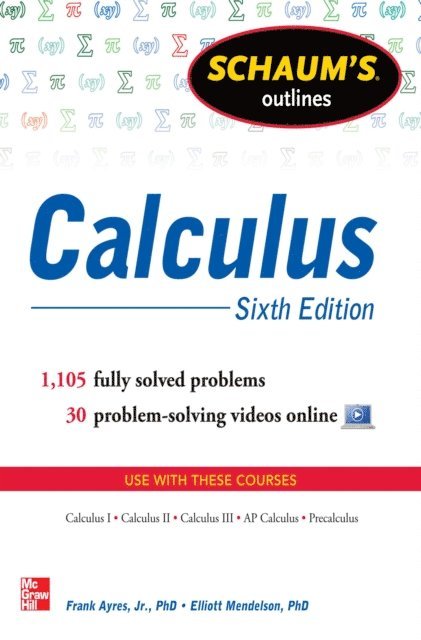 Elliott Mendelson, Frank Ayres - Schaum's Outline of Calculus, 6th Edition, E-bok