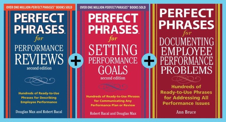 Robert Bacal, Anne Bruce, Douglas Max - Perfect Phrases for Performance Reviews (EBOOK BUNDLE), E-bok