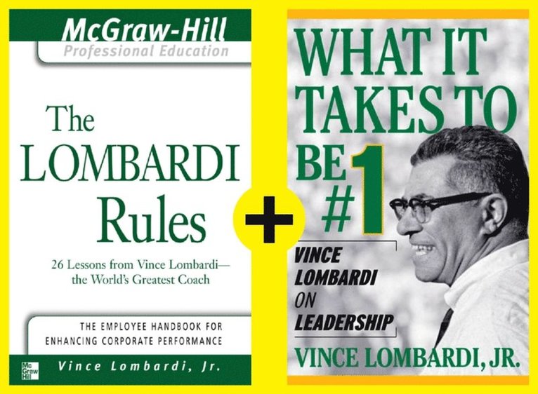 Vince Lombardi - Lombardi - Rules and Lessons on What It Takes to Be #1 (EBOOK BUNDLE), E-bok. Tillgänglighet: Lägg i varukorg