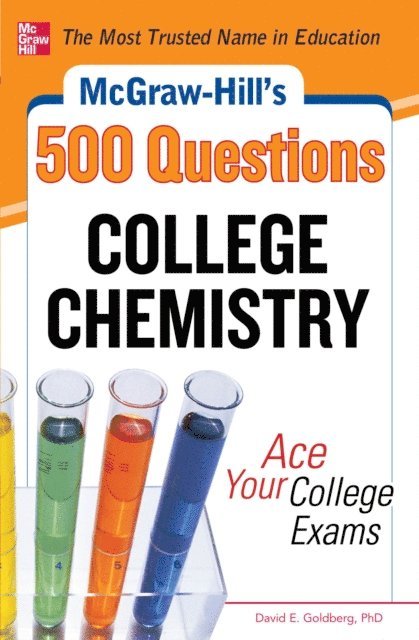 David E. Goldberg - McGraw-Hill's 500 College Chemistry Questions, E-bok