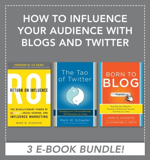 Mark Schaefer - How to Influence Your Audience with Blogs and Twitter EBOOK BUNDLE, E-bok