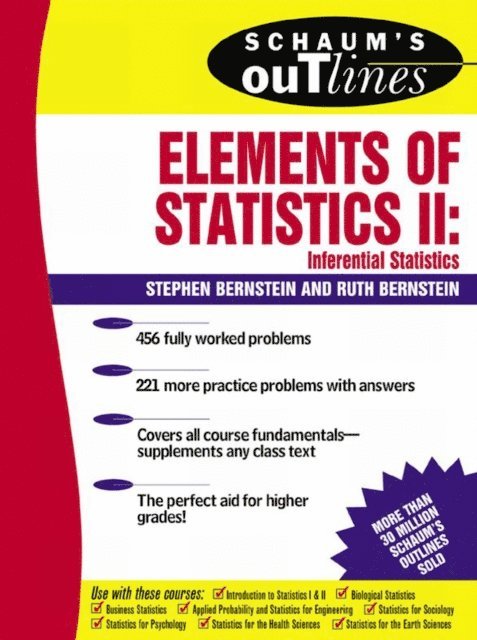Stephen Bernstein, Ruth Bernstein - Schaum's Outline of Elements of Statistics II: Inferential Statistics, E-bok