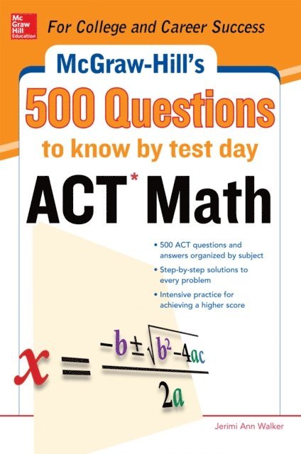 Cynthia Knable - 500 ACT Math Questions to Know by Test Day, E-bok
