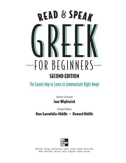 Howard Middle, Hara Garoufalia-Middle - Read and Speak Greek for Beginners, 2nd Edition, E-bok