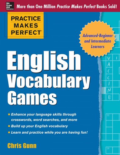 Practice Makes Perfect English Vocabulary Games by Chris Gunn