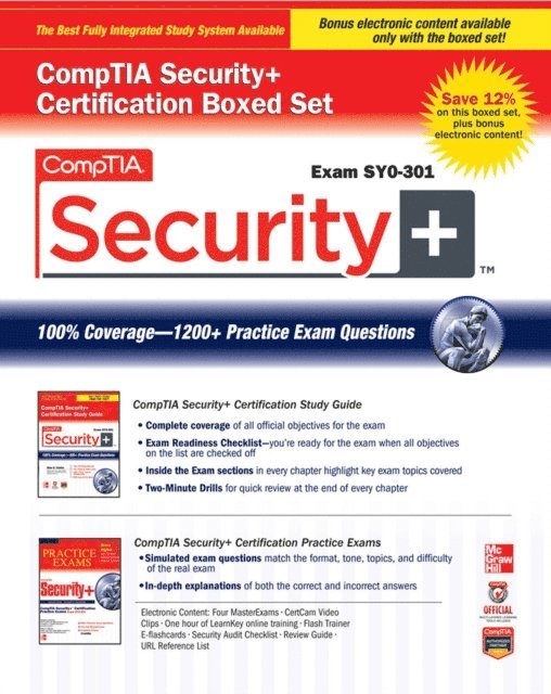 Daniel Lachance, Glen E. Clarke - CompTIA Security+ Certification Boxed Set (Exam SY0-301), E-bok