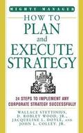 How to Plan and Execute Strategy