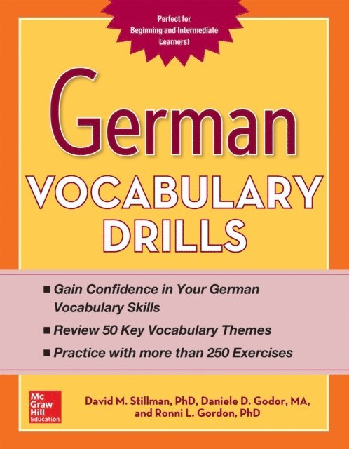 Ronni L. Gordon, Daniele D. Godor, David M. Stillman - German Vocabulary Drills, E-bok. Tillgänglighet: Lägg i varukorg