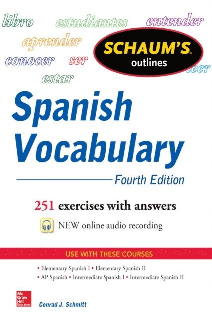 Conrad J. Schmitt - Schaum's Outline of Spanish Vocabulary 4E EBOOK, E-bok