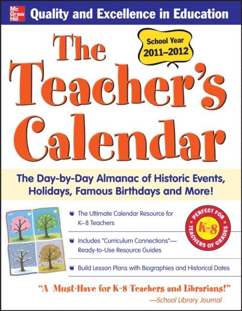 Teachers Calendar 2011-2012