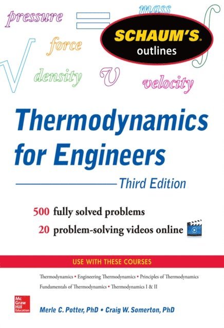 Craig W. Somerton, Merle C. Potter - Schaum's Outline of Thermodynamics for Engineers, 3rd Edition, E-bok