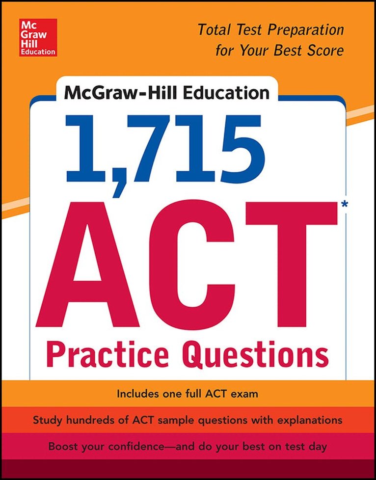 Drew Johnson - McGraw-Hill Education 1,715 ACT Practice Questions, Häftad. Tillgänglighet: Lägg i varukorg